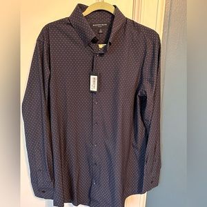Men’s Navy Mizzen+Main Dress Shirt